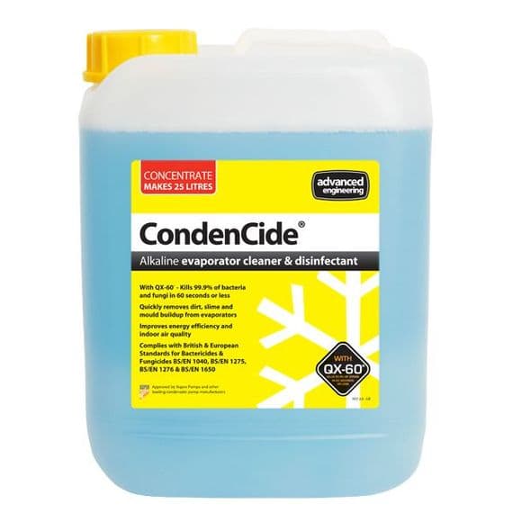 Advanced – CondenCide Evaporator Cleaner & Disinfectant – 5Ltr